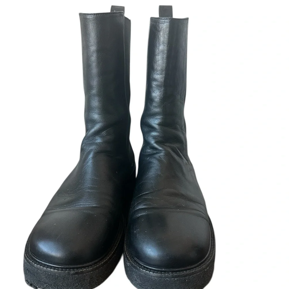 STAUD Palamino Chelsea Boot Black Leather 7.5 - Picture 8 of 14